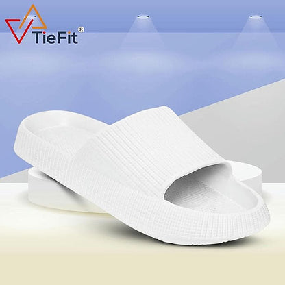 Athloes Men Slides White (Pack of 2)