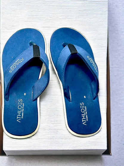 Athloes Men Slipper Flip Flop - Blue