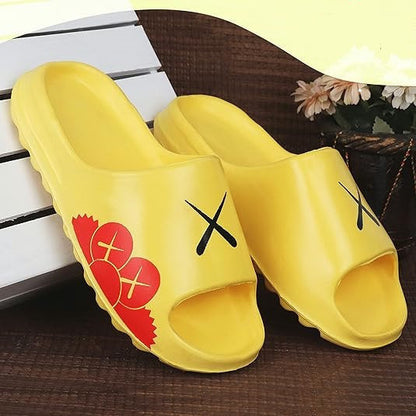 Men Slides - Yellow